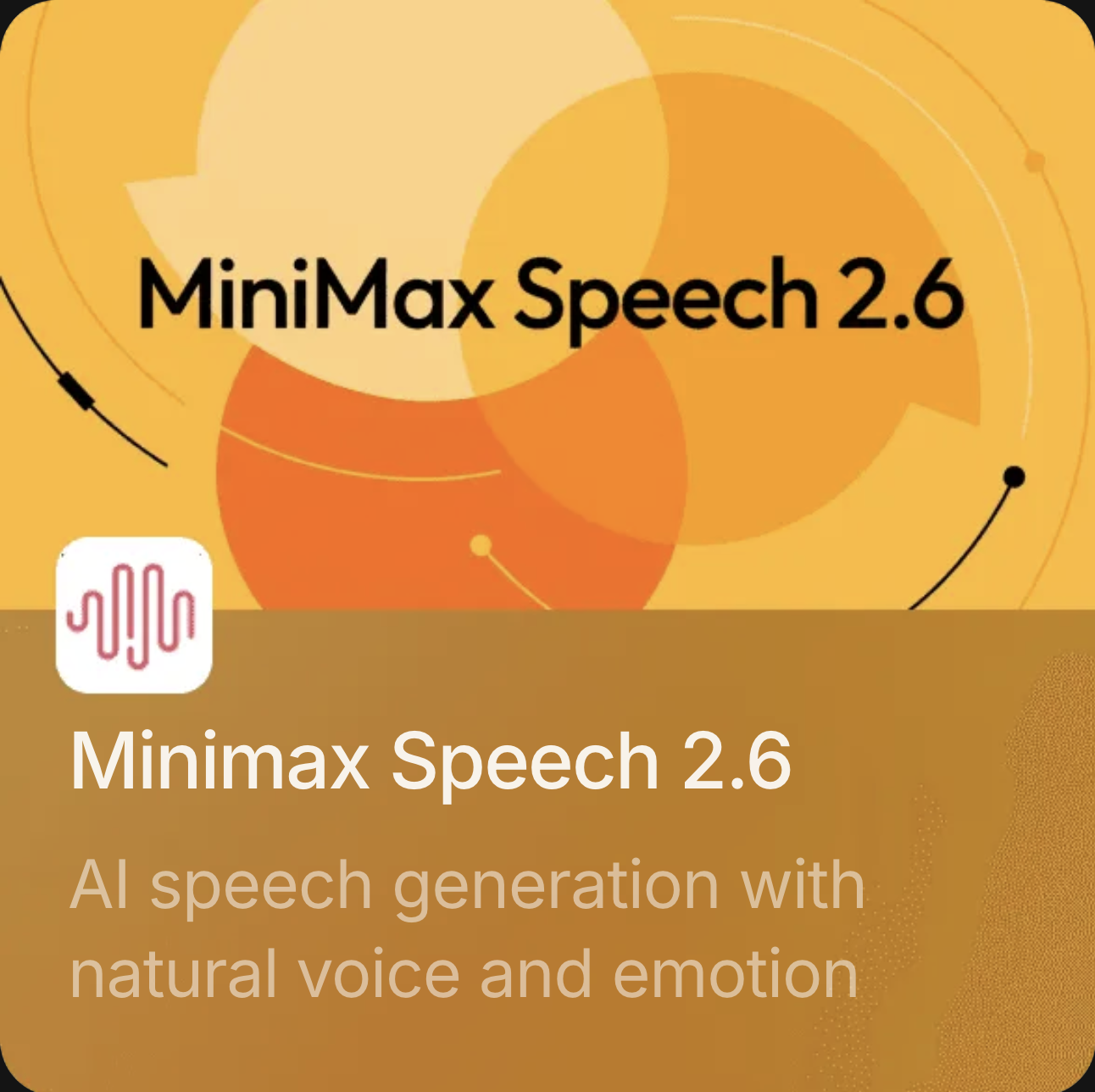 Minimax Speech 2.6
