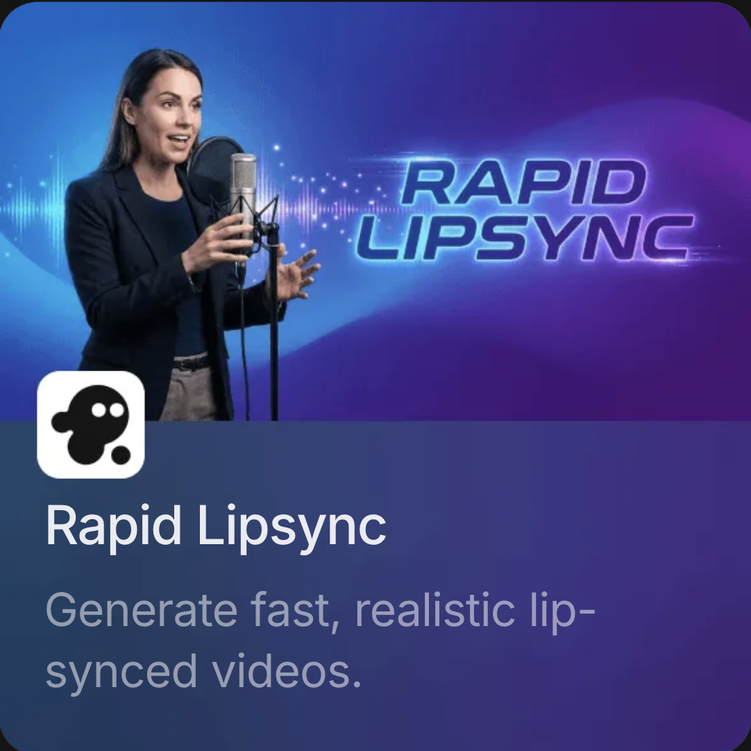 Invideo Rapid Lipsync