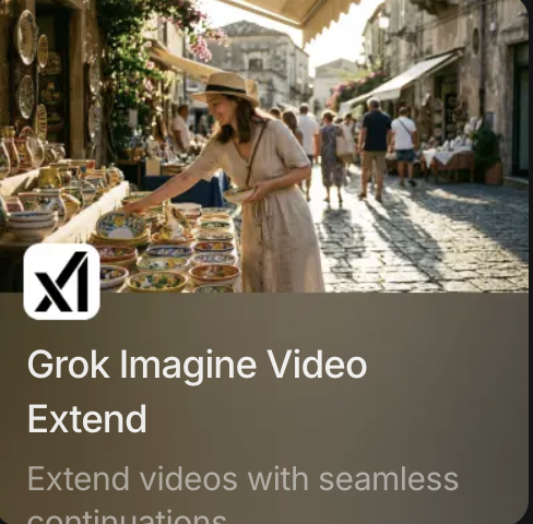 Grok Imagine Video Extend