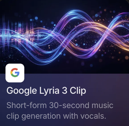 Google Lyria 3 Clip