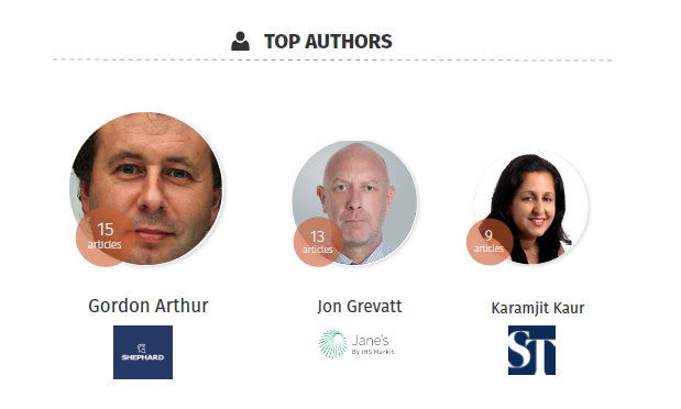 Top Authors - Singapore Airshow 2018